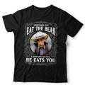 Big Lebowski T-Shirt Sometimes You Eat The Bear Funny Cult Movie Nerd Quote Coen