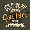 Men's Garden T-Shirt No Better Gardener - Funny Quote Shirts For Men