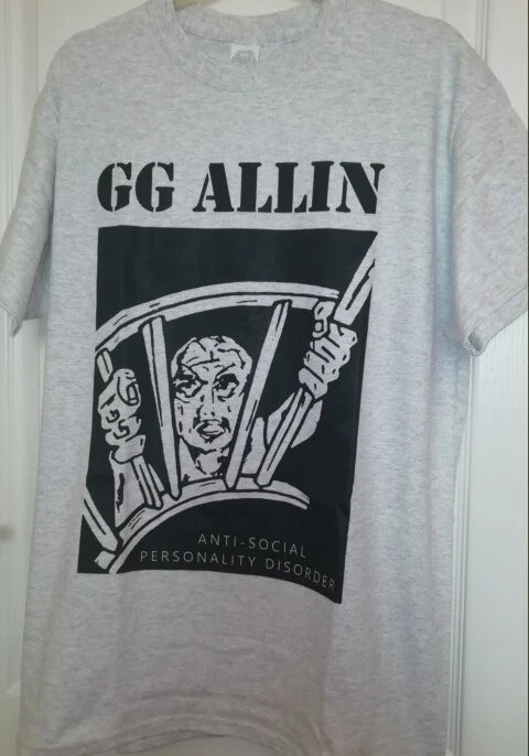 GG Allin Disorder T Shirt Hardcore Punk Rock Misfits Poison Idea Jabbers New 369