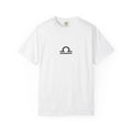 Libra Zodiac Symbol T-Shirt Minimalist Astrology Graphic Unisex Tee