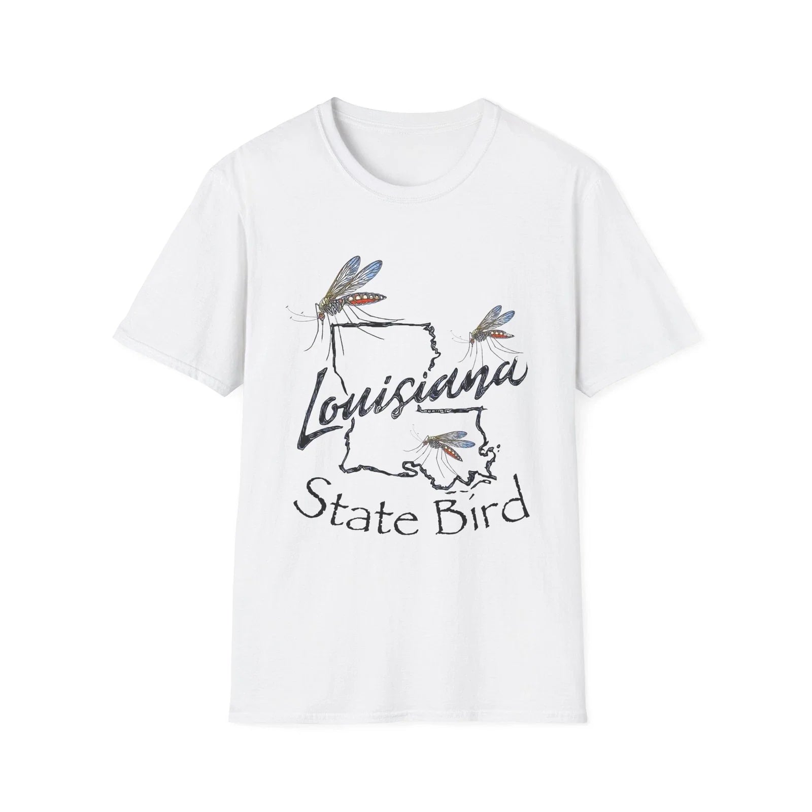 Louisiana State Bird "The Mosquito" Unisex Softstyle T-Shirt