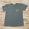 O'Neill Y2k Surf Shirt Men M Modern Fit Olive Green Yellow Graphic Tee 40"