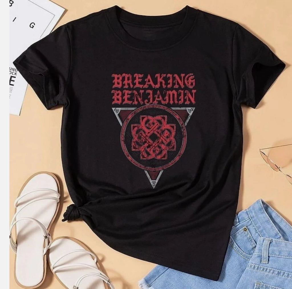 Breaking Benjamin 90s Vintage Shirt, Breaking Benjamin 2025 Tour Shirt
