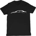 Kizashi Silhouette T-Shirt Modern Sedan Outline Tee