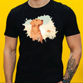Mens Labrador Motif Cotton T-Shirt Size XS to 5XL
