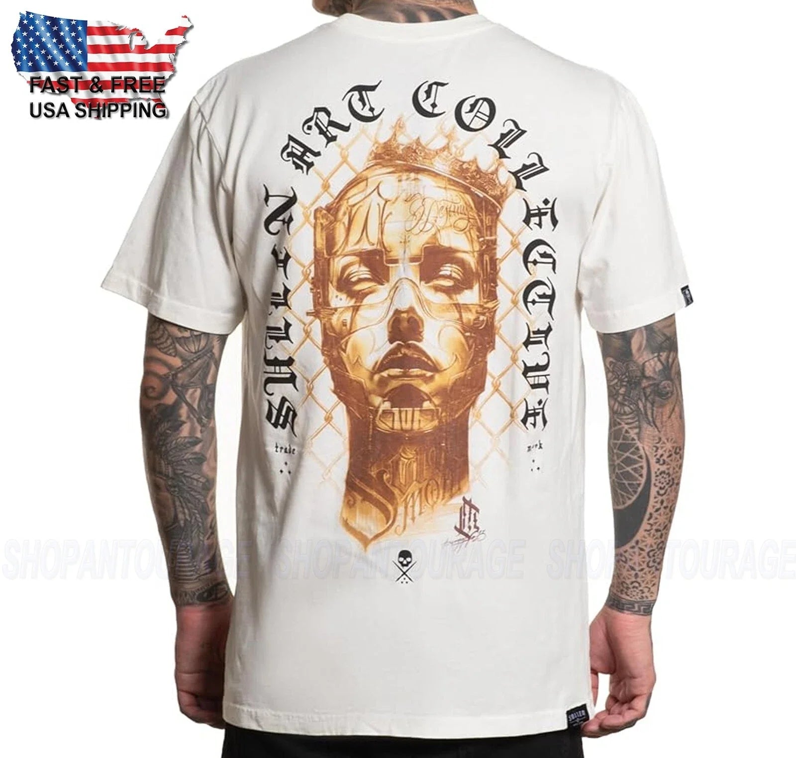 Sullen Art Collective Future Premium Fit T-Shirt Manica Corta SCM6909 Cotone