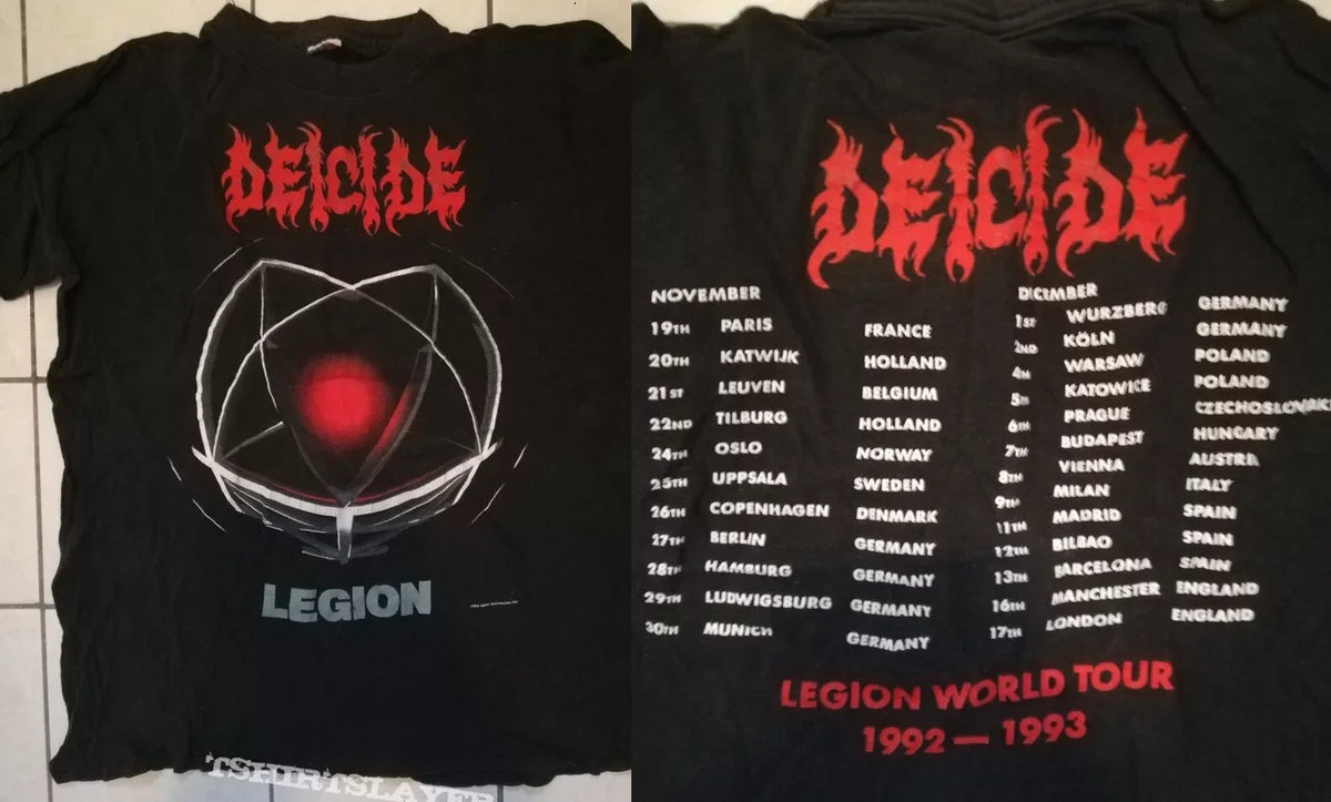 Deicide - Tour 1992 Unisex Classic Reprint T-shirt All sizes L154
