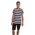 Urban Classics Block Stripe Tee T-Shirt Top Basic Look Jersey Shirt Stripes