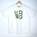 LRG Giraffe Logo Graphic Print T Shirt Mens 2XL White Streetwear Skate Urbanwear