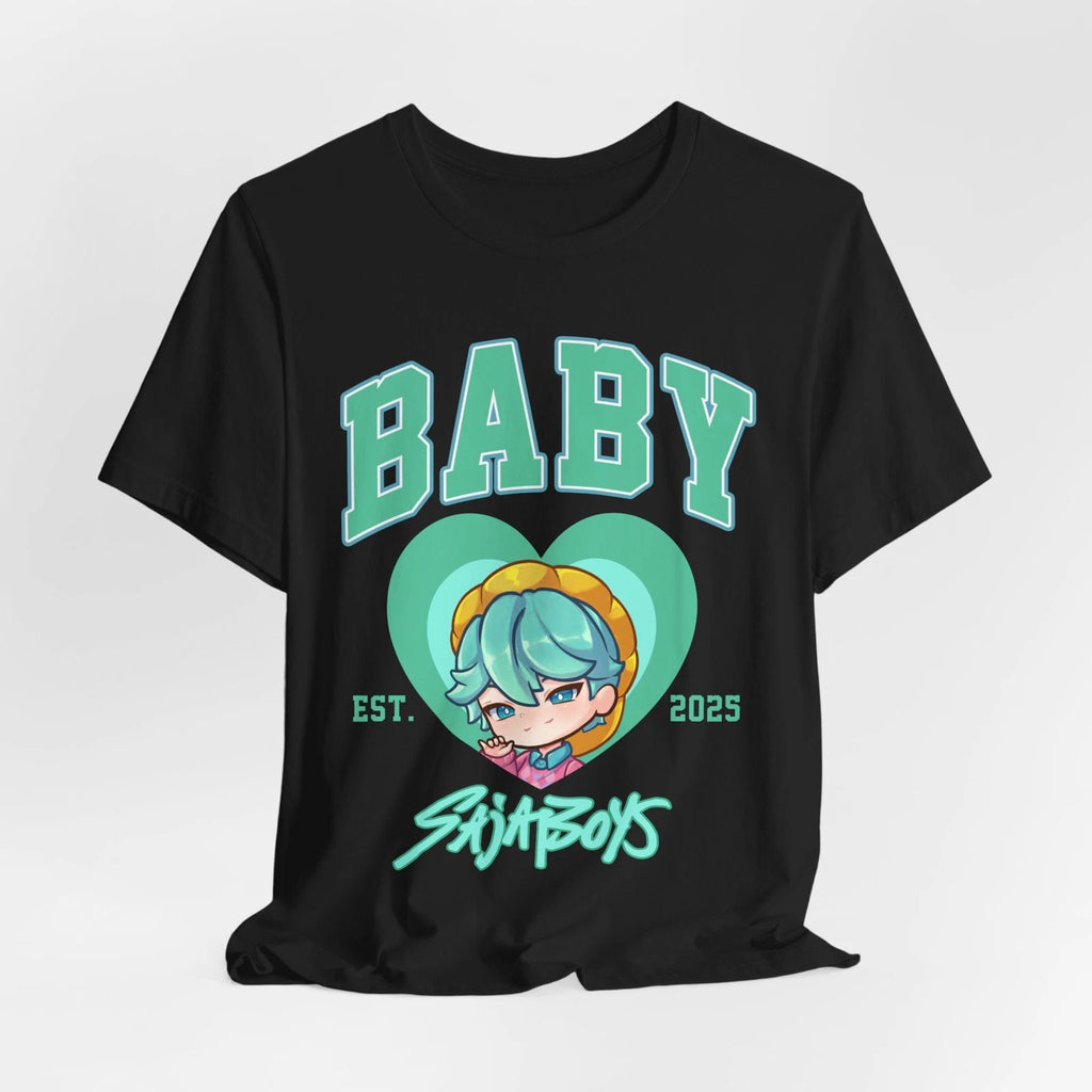 BABY Saja Graphic Tee, Cute Colorful Shirt