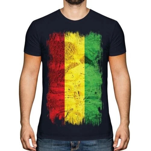 BOLIVIA GRUNGE FLAG MENS T-SHIRT TEE TOP BULIWYA VOLÍVIA WULIWYA BOLIVIAN