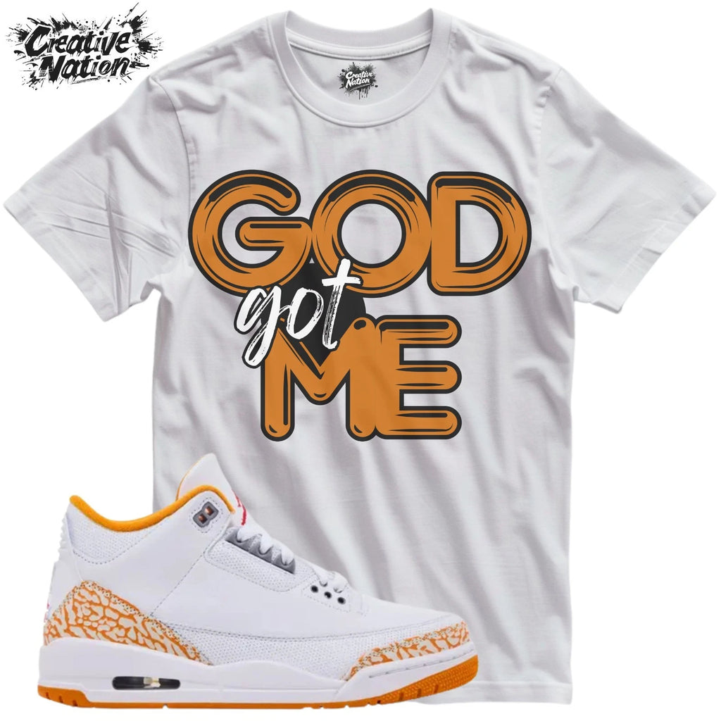 Shirt To Match 3 Orange Unisex Tee Sneaker Shirt GOD Got Me Shirt