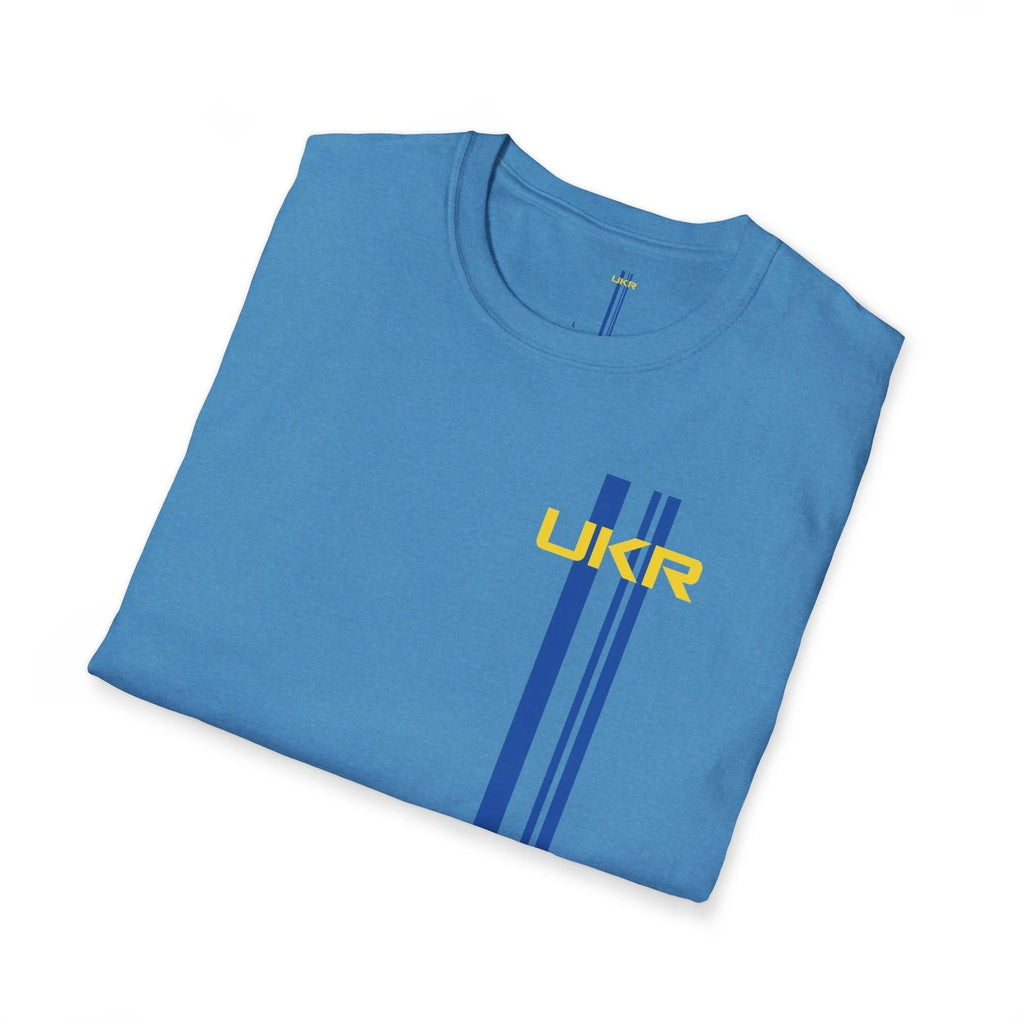 Ukraine Ukrainian Flag Stripes Minimalist Unisex Tee Shirt For Men Women Team