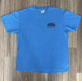 Hanes Heavyweight Y2K Dance Express Blue Men's L T-Shirt