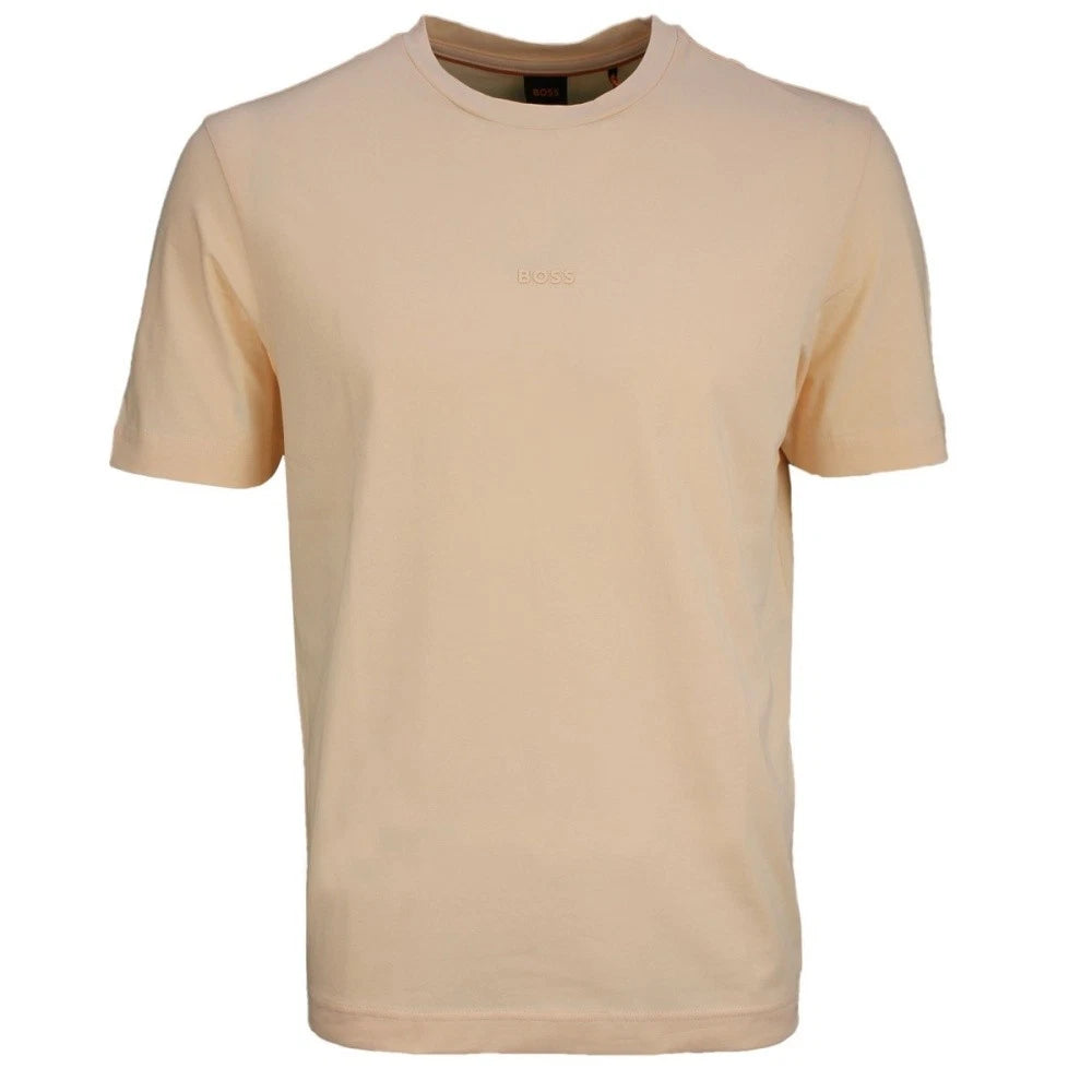 BOSS Men's T-Shirt TChup Relaxed Fit Orange 50473278 837 Light Pastel