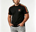 Adidas Originals Cotton 3-Stripe Contrast Piping Tee