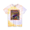 Purple Cat Graphic Tee | Tie Dye You Are Unstoppable Shirt