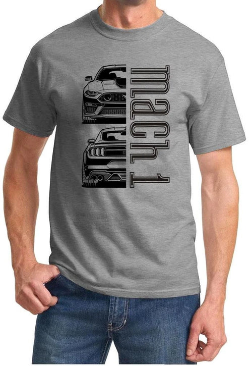 2021-23 Ford Mach 1 Mustang Front/Back Half Design Classic Tshirt
