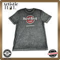 Hard Rock Cafe Hollywood T Shirt Mens Size Large Gray Graphic Short Sleeve