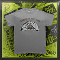 ANGINE DE POITRINE - Sherpa Fabienk 150GSM Grey Graphic T-Shirt - With Backprint