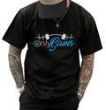 OnlyGains Unisex T Shirt - Fun Fitness Summer Apparel Athletic Fashion Only Fans