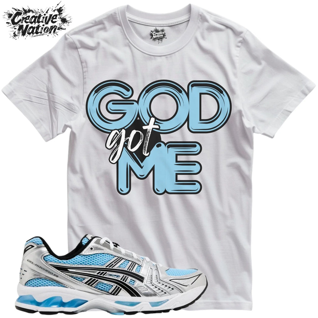 Shirt To Match 14 Arctic Sky Pure Silver Unisex Tee GOD Got Me Shirt