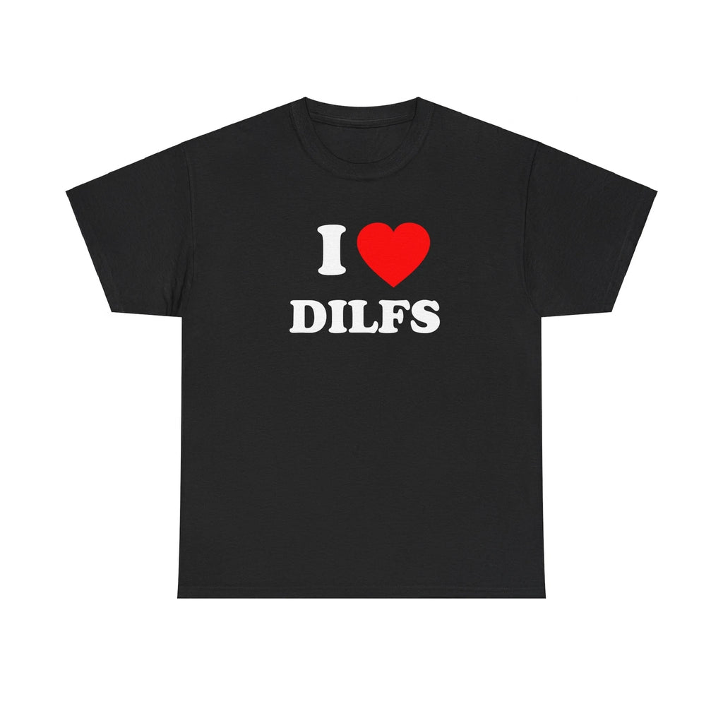 I Love Dilfs Tshirt Y2K, I Love Dads Tshirt I Heart Tee Y2K Aesthetic Shirt 00s