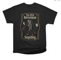 The Fifth Horseman Stupidity Gothic Skeleton Reaper Art T-shirt
