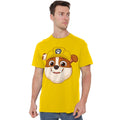 Cotton Soul Paw Patrolrubble Grin Unisex Adult T Shirt, Yellow