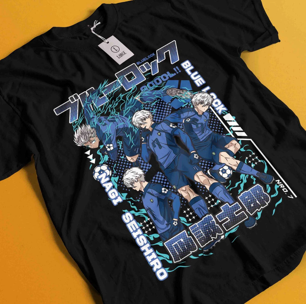 Blue Lock Shirt Seishiro Nagi T-Shirt Isagi Yoichi  Tshirt Rin Itoshi Soft Tee