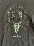 Mehro Einstein Weirdthrob T-Shirt Double Sided Graphic Tee Men's Large Black Y2K