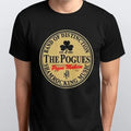 THE POGUES Irish Pub Rock T-SHIRT sizes S M L XL XXL 3 4 XL Black White