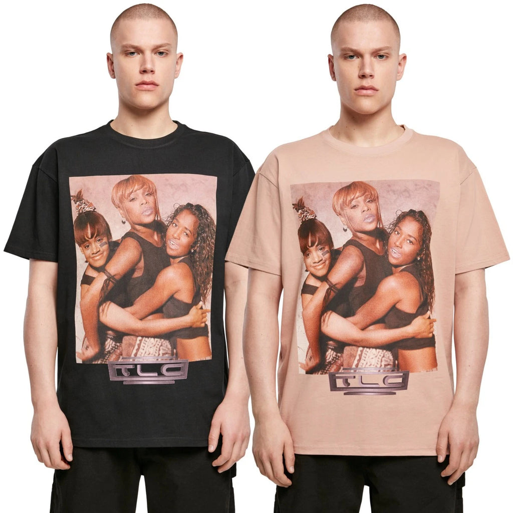 Mister Tee TLC GROUP Logo Oversize Tee T-Shirt Oberteil Shirt Música Rap América