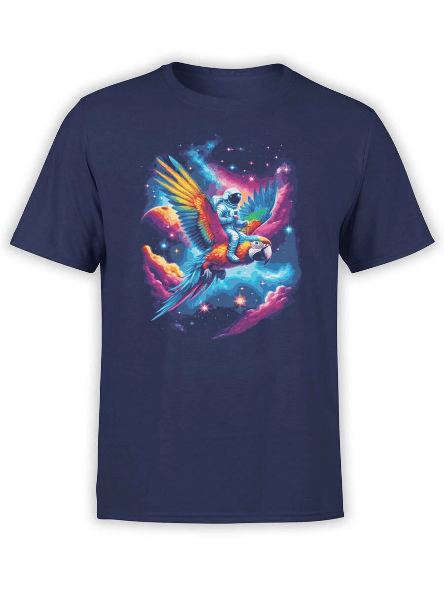 FANTUCCI Unisex T-Shirts | Cosmo Parrot T-Shirt | 100% Cotton