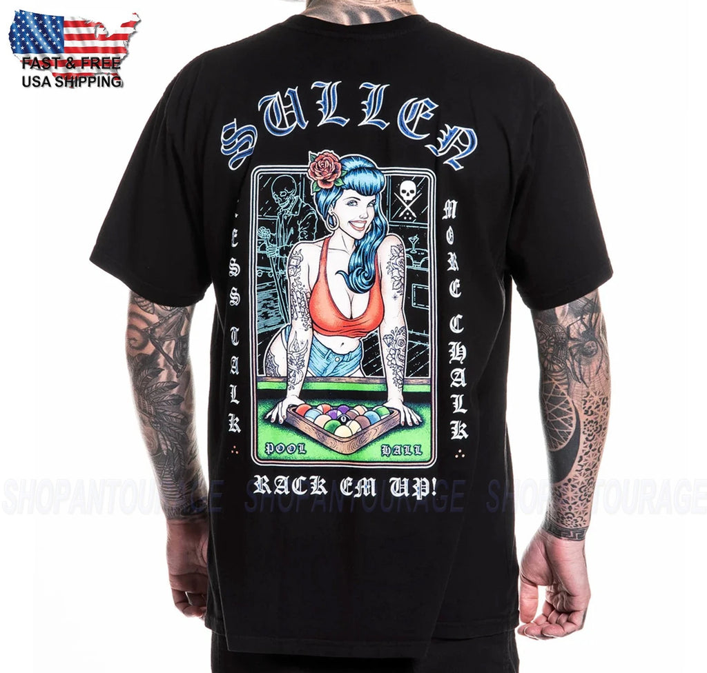 Sullen Art Collective Rack Em Up Premium SCM7891 T-Shirt Per Uomo