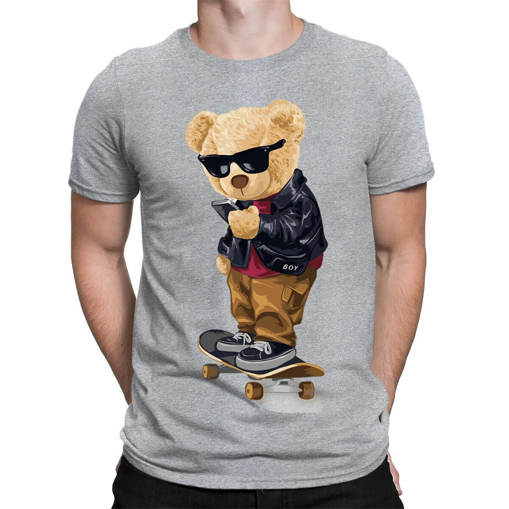 Selfie Teddy Bear Funny Cute Animal Fun Gift Idea Mens Womens T-Shirts Top#TA-56