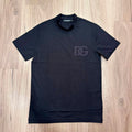 DOLCE & GABBANA Men's Neckline Logo & Chest DG Slim Fit T-Shirt Size L / IT 50
