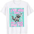 Y'all were Feral But I Low Key Love You Raccoon Cute Teacher T-Shirt
