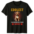 Coolest Staffordshire Bull Terrier Mom Womens T-Shirt Staffy Owner