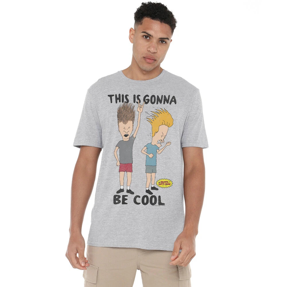 Beavis And Butthead Gonna Be Cool T-Shirt S-2XL, Athletic Heather