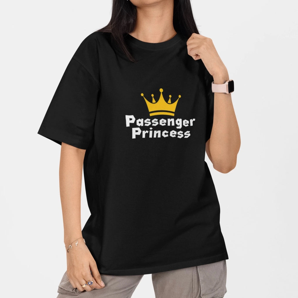 Passenger Princess T Shirt Funny Girlfriend Gift Cute Crown Graphic Tee