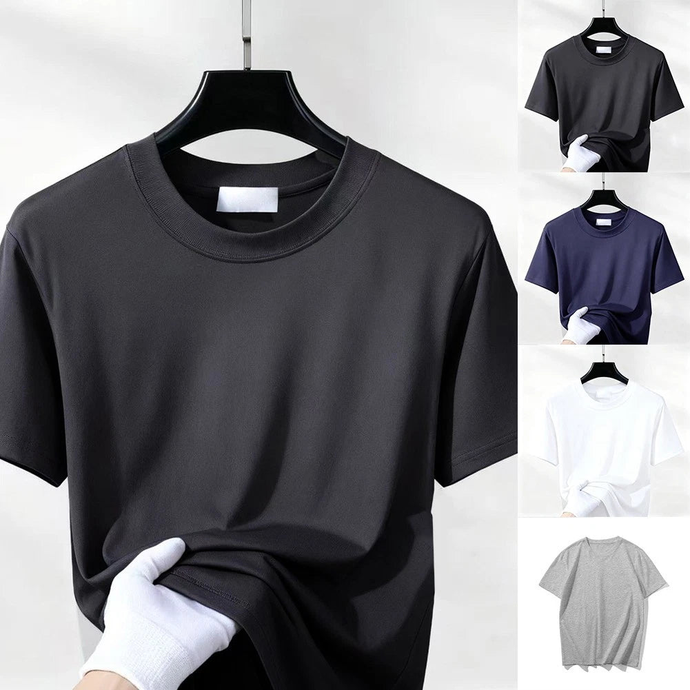 Men Oversized T-shirt 96% Polyester 4% Spandex Breathable Fabric Blend