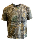Mens Fishing Jungle Camouflage T Shirt Short Sleeve Casual Cotton Summer S-6XL