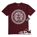 Dunk Team Red White Low Maroon Burgundy T Shirt Match CLP