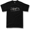 T-shirt for saab 9000 aero turbo fans classic swedish sportscar t-shirt