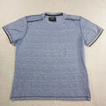 MODERN CULTURE T Shirt Mens Large Blue Black Outline Crew Neck Basic Classic