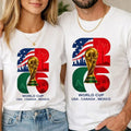 Football World Cup USA Canada Mexico Adult Kids T-Shirt 2026 Soccer Fan Tee