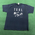 Vintage T.S.O.L. Shirt Mens L Black Y2K Punk True Sounds Of Liberty Tee 2002