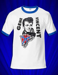 Gene Vincent Rockabilly Legend Punk Unisex SM-XXL RINGER Tee
