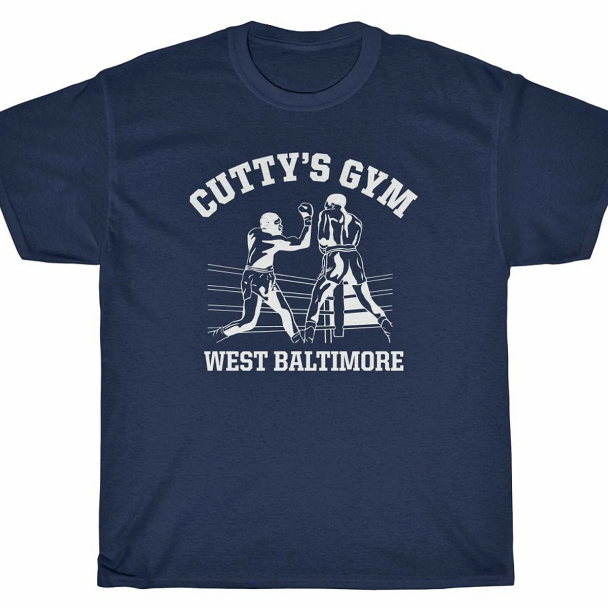 CUTTY'S GYM T-Shirt - The Wire BOXING Baltimore Barksdale - Sizes SMALL - 5X